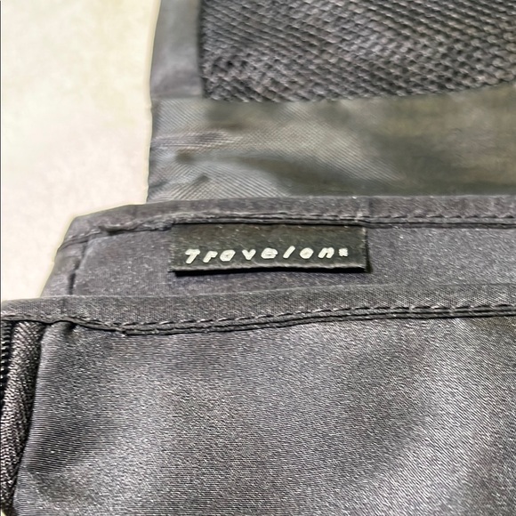 Travelon Black Crossbody Bag with Silver Accents - Picture 2 of 7